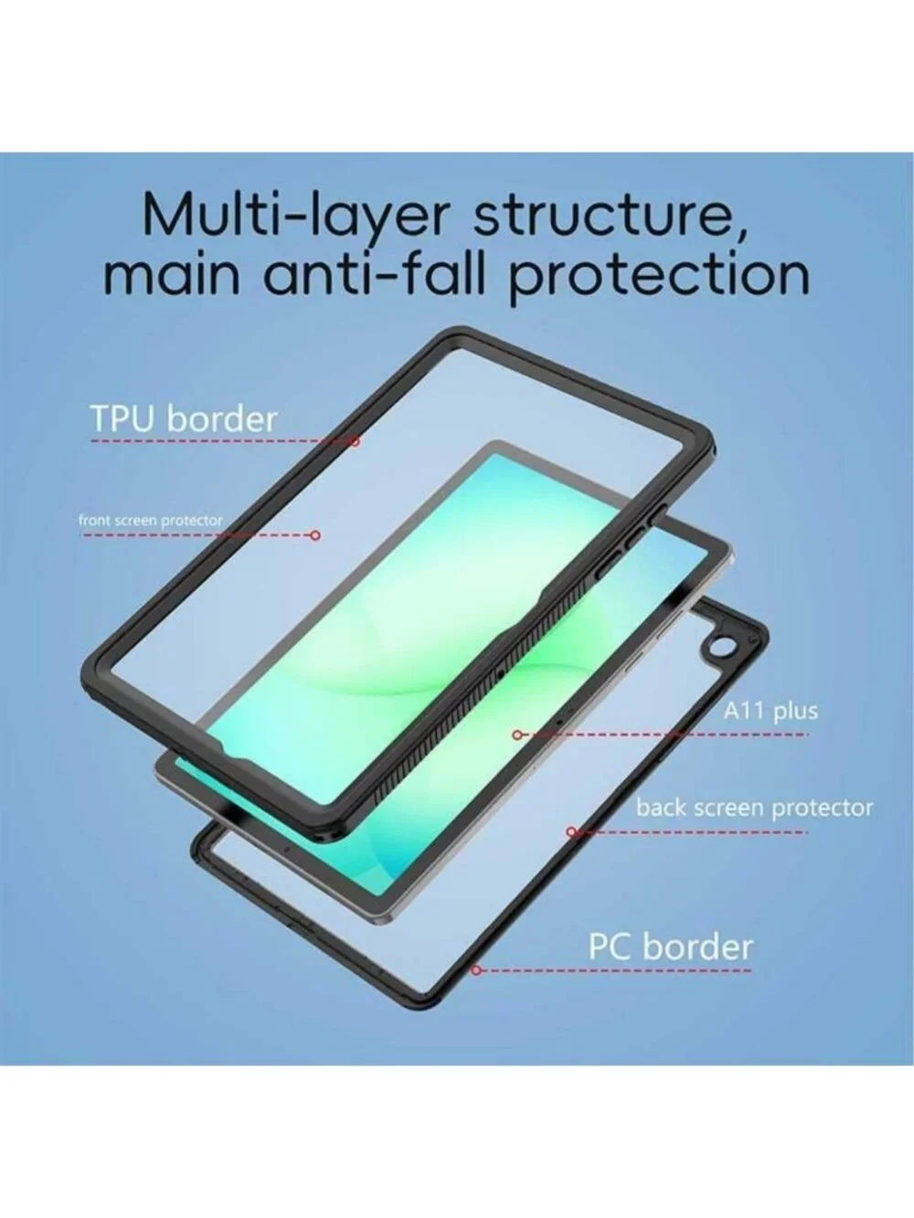 Waterproof Rugged Tablet Case for 11